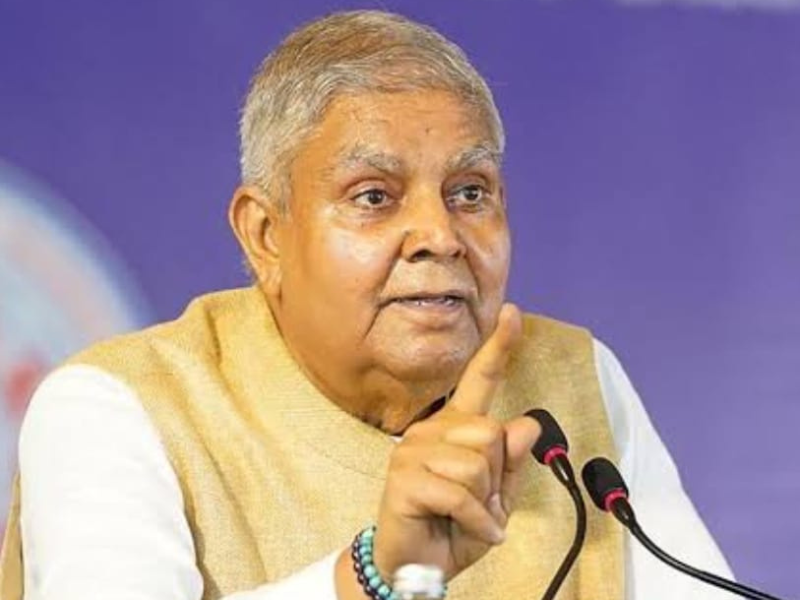 भारत के उपराष्ट्रपति जगदीप धनखड़ ने अपने पद से तत्काल प्रभाव से इस्तीफा दे दिया…